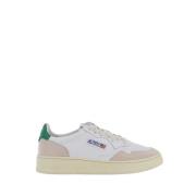 Witte Groene Lage Sneakers Autry , White , Heren