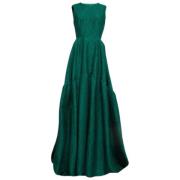 Pre-owned Fabric dresses Carolina Herrera Pre-owned , Green , Dames