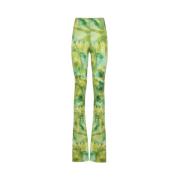 Leggings A Zampa Sundown F**k , Green , Dames