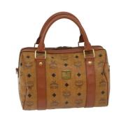 Pre-owned Leather handbags MCM Pre-owned , Brown , Dames