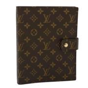 Pre-owned Canvas home-office Louis Vuitton Vintage , Brown , Dames