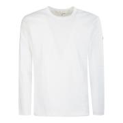Wit Langemouw Ronde Hals T-Shirt Comme des Garçons Play , White , Here...