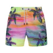 Short A Fantasia Mood Tropical F**k , Multicolor , Heren