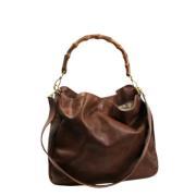 Pre-owned Fabric gucci-bags Gucci Vintage , Brown , Dames