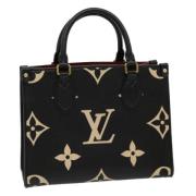 Pre-owned Leather louis-vuitton-bags Louis Vuitton Vintage , Black , D...