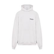 Off-White Zwarte Hoodie Balenciaga , White , Dames