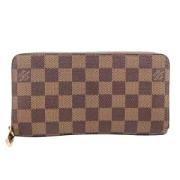 Pre-owned Canvas wallets Louis Vuitton Vintage , Brown , Dames