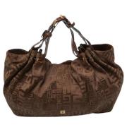 Pre-owned Canvas handbags Givenchy Pre-owned , Brown , Dames