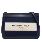 Pre-owned Canvas balenciaga-bags Balenciaga Vintage , Blue , Dames