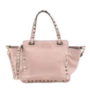 Pre-owned Leather handbags Valentino Vintage , Pink , Dames