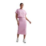 Midi Skirts Aim'n , Pink , Dames