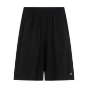 Zwarte Stretch Shorts voor Mannen Balenciaga , Black , Heren