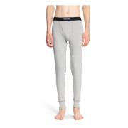 Zwarte Stretch Jersey Elastische Taille Leggings Tom Ford , Gray , Her...