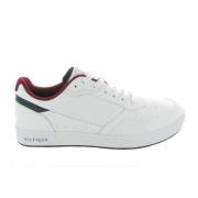 Moderne Iconische Court Cup Schoenen Tommy Hilfiger , White , Heren