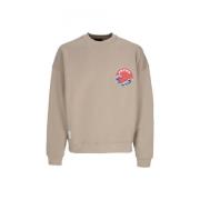 Japan Wave Warrior Crewneck Sweatshirt Alpha Industries , Beige , Here...