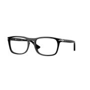 Stijlvolle Zwarte Zonnebril Persol , Black , Heren