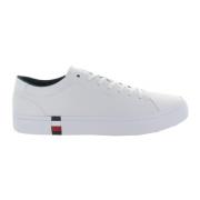 Moderne Corporate Mix Runner Schoenen Tommy Hilfiger , White , Heren