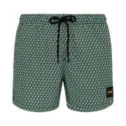 Short A Fantasia Mood Micro Pattern F**k , Multicolor , Heren