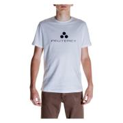 Heren T-shirt Lente/Zomer Collectie Peuterey , White , Heren