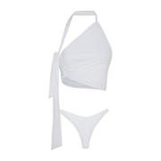 Bikinitop EN Broekje Americano Vast F**k , White , Dames