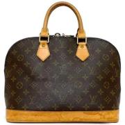 Pre-owned Canvas louis-vuitton-bags Louis Vuitton Vintage , Brown , Da...