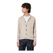 Kasjmier Shawl Kraag Vest Massimo Alba , Beige , Heren