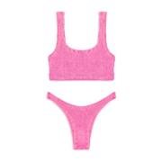 Sportieve Square-Cut Bikini Set Reina Olga , Pink , Dames
