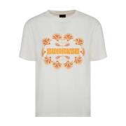 T-Shirt MET Print F**k , White , Heren