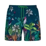 Short A Fantasia Mood Tropical F**k , Multicolor , Heren