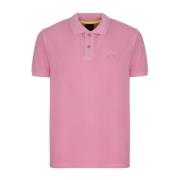 Polo MET Logo F**k , Pink , Heren