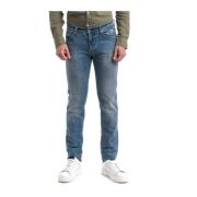 Denim Stretch Star Jeans Roy Roger's , Blue , Heren