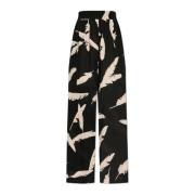 Zijden broek Alexander McQueen , Black , Dames