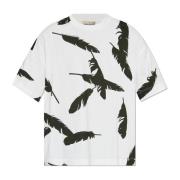 Oversized T-shirt Alexander McQueen , White , Dames