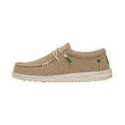 Vegan Zomer Sneaker Hey Dude , Beige , Heren