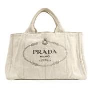 Pre-owned Fabric prada-bags Prada Vintage , Beige , Dames