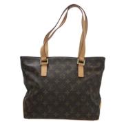 Pre-owned Canvas handbags Louis Vuitton Vintage , Brown , Dames