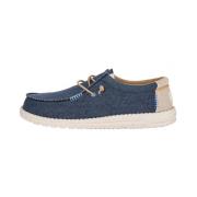 Kust Jute Sneaker Hey Dude , Blue , Heren