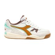 Retro Tennis Geïnspireerde Sportieve Sneaker Diadora , Multicolor , He...