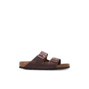 Teenslippers Sliders Birkenstock , Brown , Dames