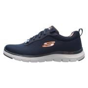 Master Plan Training Sneaker Skechers , Blue , Heren