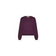 Pullover met hartdetail Fabienne Chapot , Purple , Dames