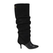 Zwarte puntige stiletto laars Fabienne Chapot , Black , Dames