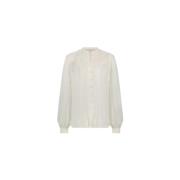 Geborduurde Blouse met Lange Mouwen Fabienne Chapot , White , Dames