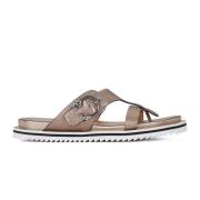 Crackel Sandal Elvio Zanon , Beige , Dames