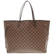 Pre-owned Canvas shoulder-bags Louis Vuitton Vintage , Brown , Dames