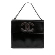 Pre-owned Leather handbags Chanel Vintage , Black , Dames