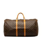 Pre-owned Canvas travel-bags Louis Vuitton Vintage , Brown , Dames