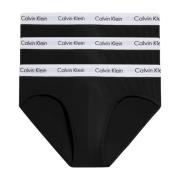 Zwarte Heren Briefs Set Logoed Elastiek Calvin Klein , Black , Heren