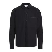 Op Maat Gemaakt Overhemd Calvin Klein , Black , Heren