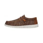 Wally Knit Sneaker Hey Dude , Brown , Heren